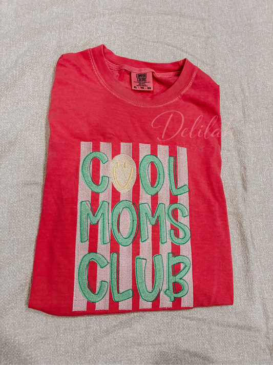 Cool moms club Embroidered Tee