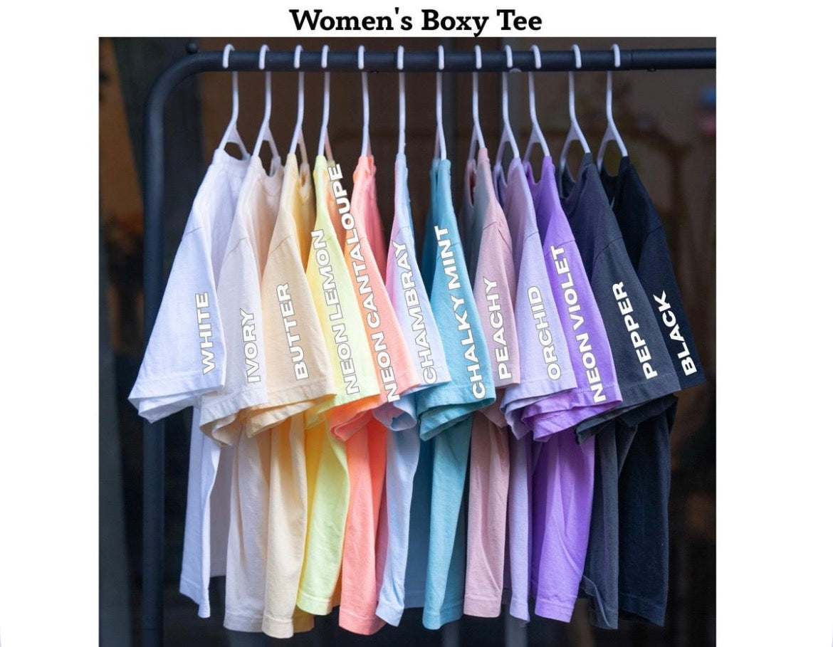 Busy doin mom stuff boxy tshirt