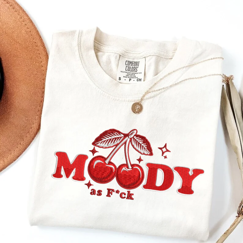 Moody Embroidered Tshirt